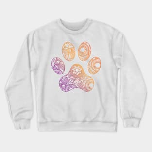 Cat Paw Mandala Crewneck Sweatshirt